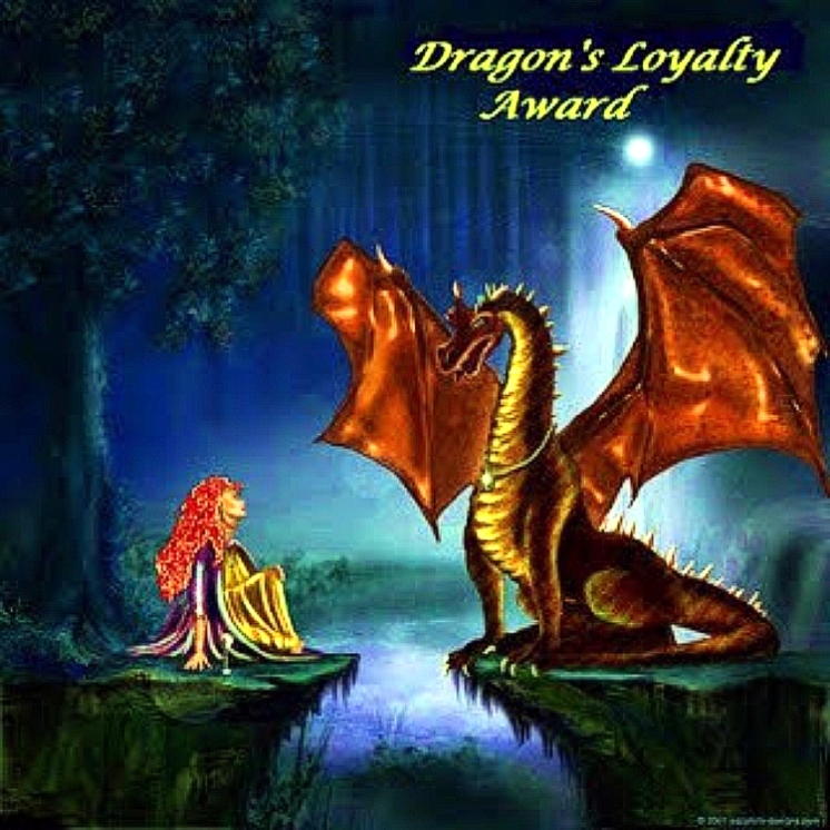Dragons Loyal blogger award